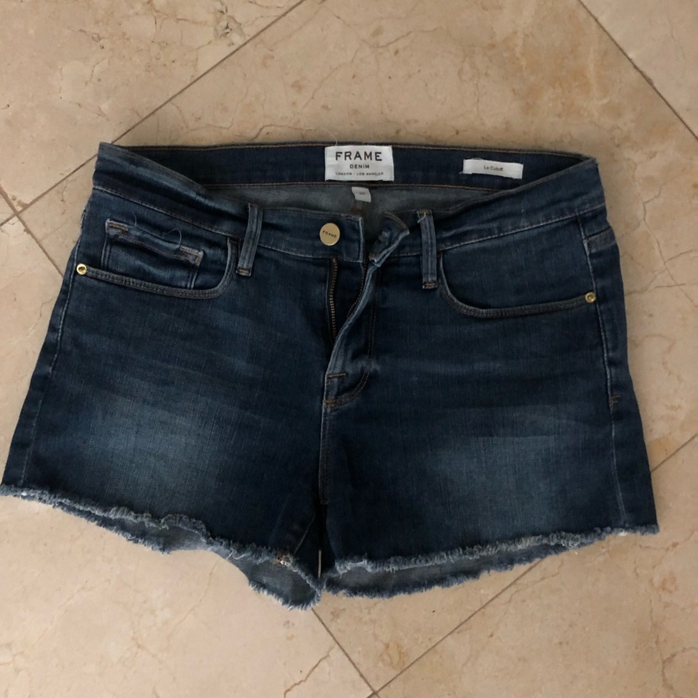 Frame denim shorts